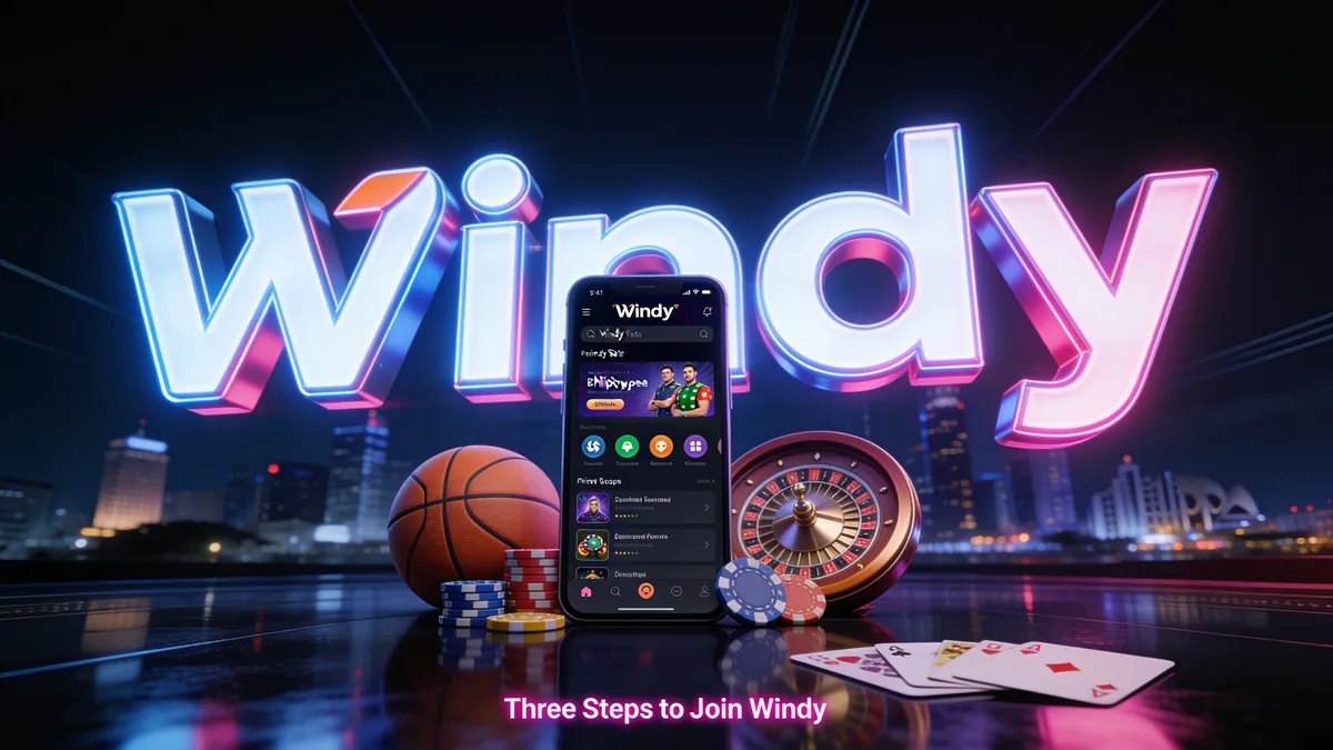 Three Steps to Join Windy: windy guide for players in the Philippines